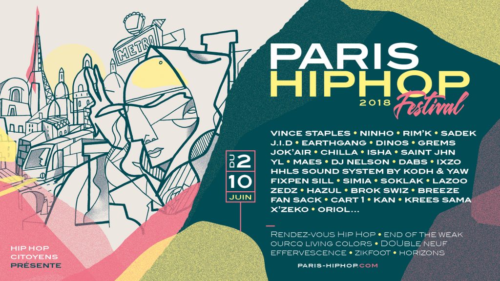 Programmation Paris Hip Hop 2018